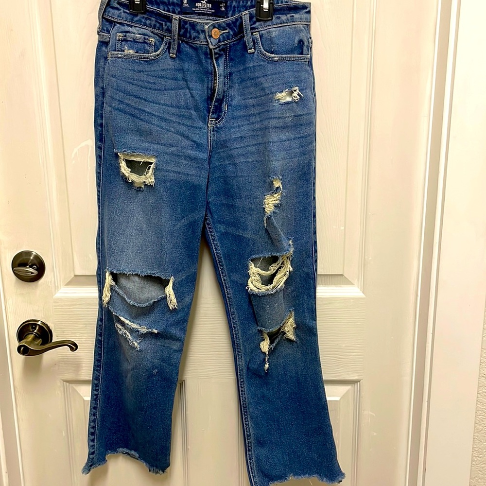 Hollister ripped jeans